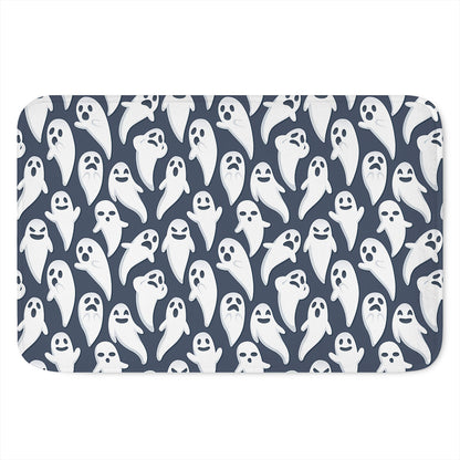 Halloween Ghost Pattern Print Indoor Door Mat