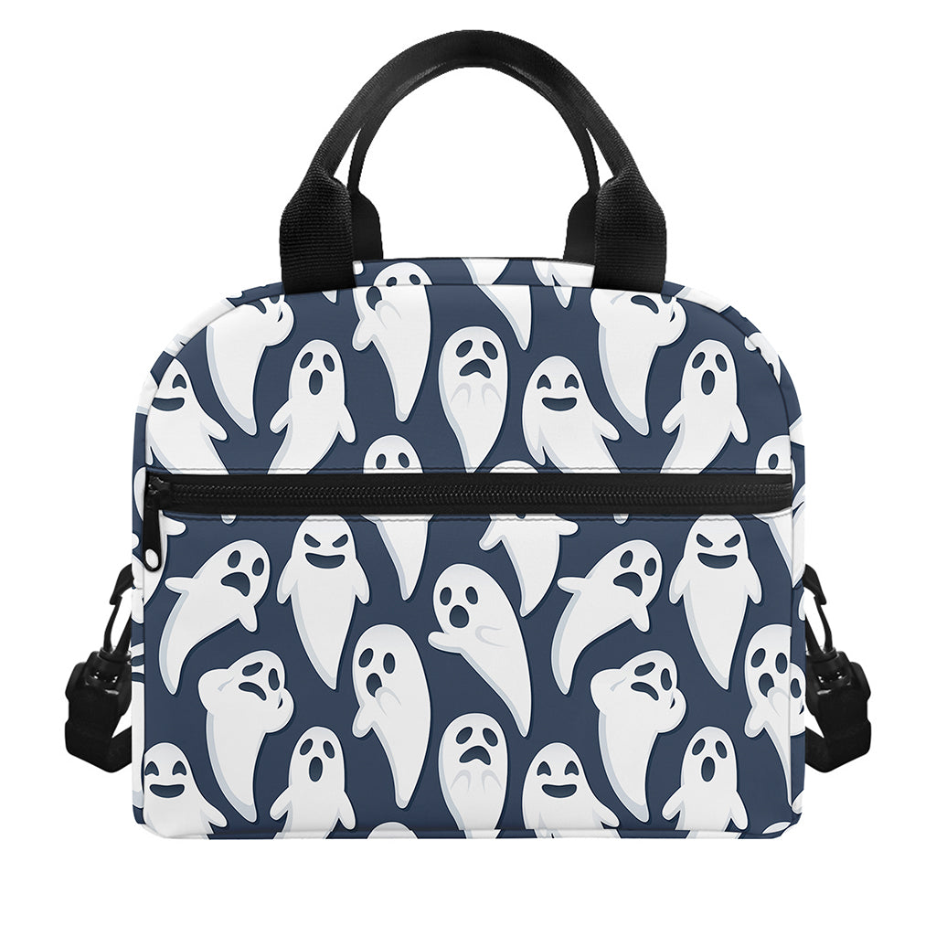 Halloween Ghost Pattern Print Insulated Lunch Bag