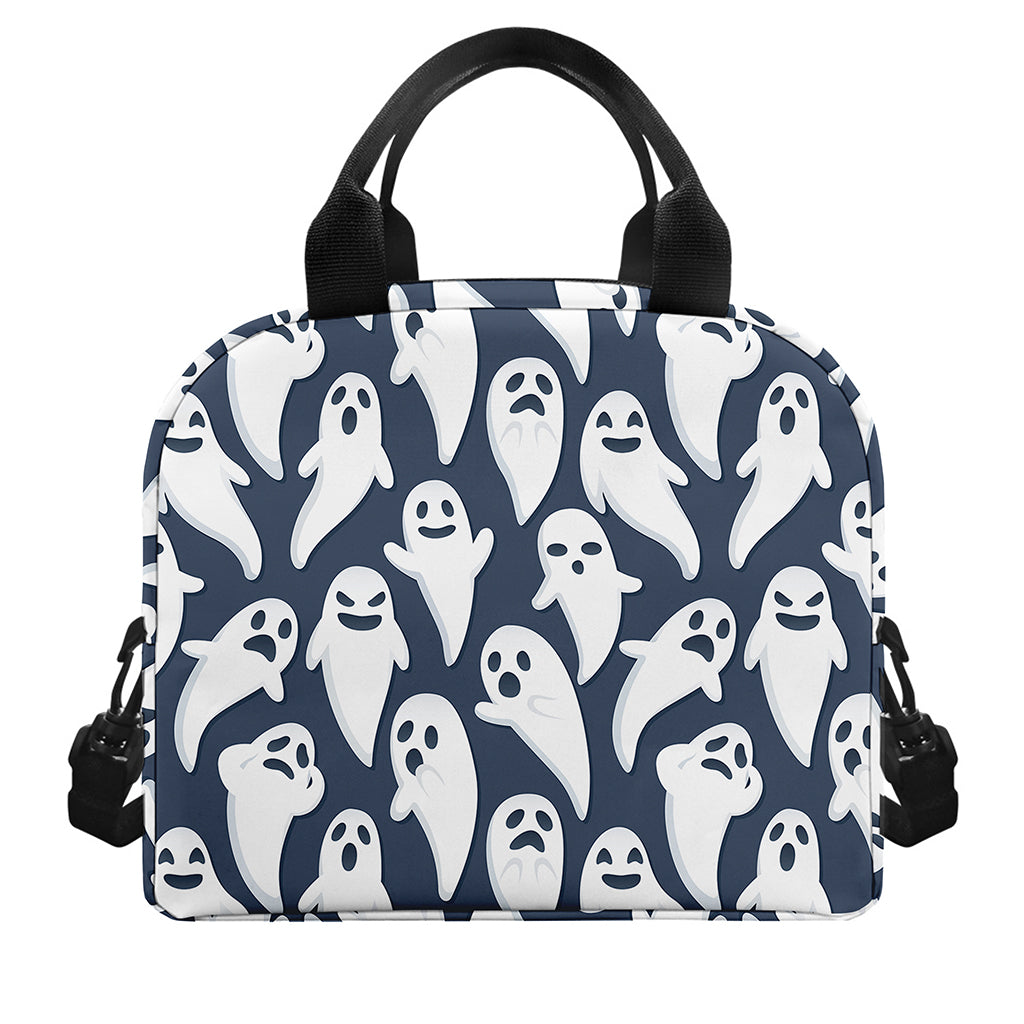 Halloween Ghost Pattern Print Insulated Lunch Bag