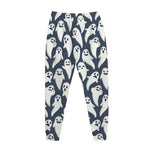 Halloween Ghost Pattern Print Jogger Pants