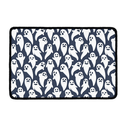 Halloween Ghost Pattern Print Kitchen Mat