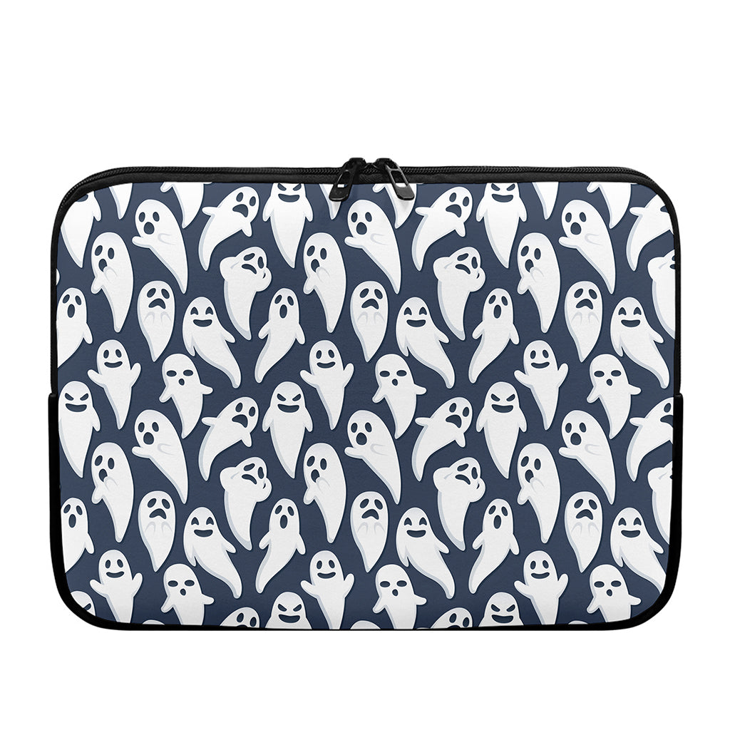 Halloween Ghost Pattern Print Laptop Sleeve