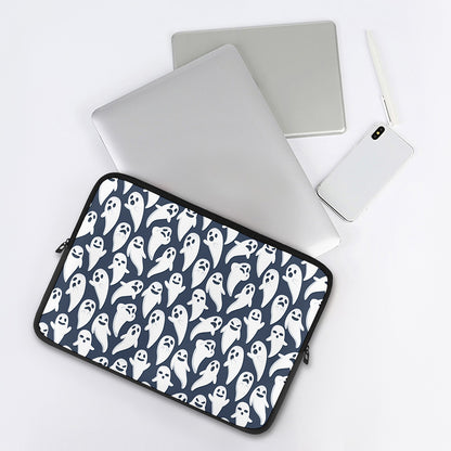 Halloween Ghost Pattern Print Laptop Sleeve