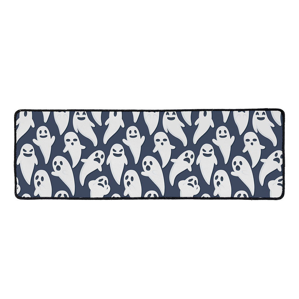 Halloween Ghost Pattern Print Long Kitchen Mat