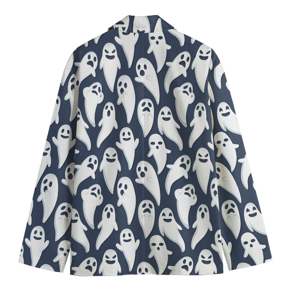Halloween Ghost Pattern Print Men's Blazer