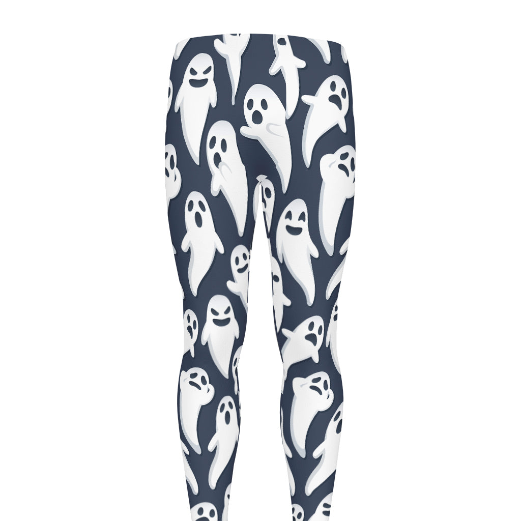 Halloween Ghost Pattern Print Men's leggings