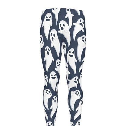 Halloween Ghost Pattern Print Men's leggings