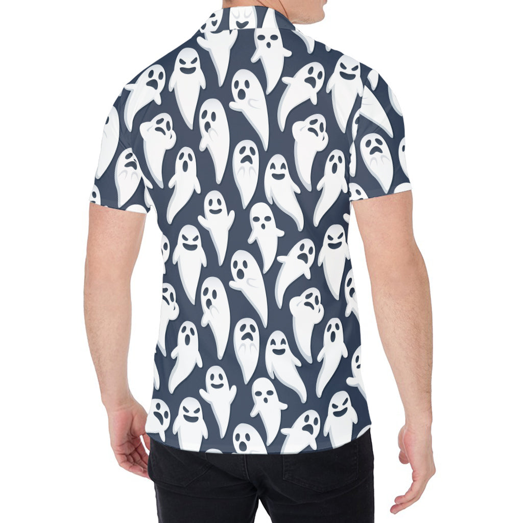 Halloween Ghost Pattern Print Men's Shirt