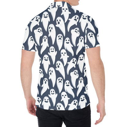 Halloween Ghost Pattern Print Men's Shirt