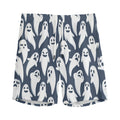 Halloween Ghost Pattern Print Men's Athletic Shorts