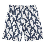 Halloween Ghost Pattern Print Men's Swim Trunks