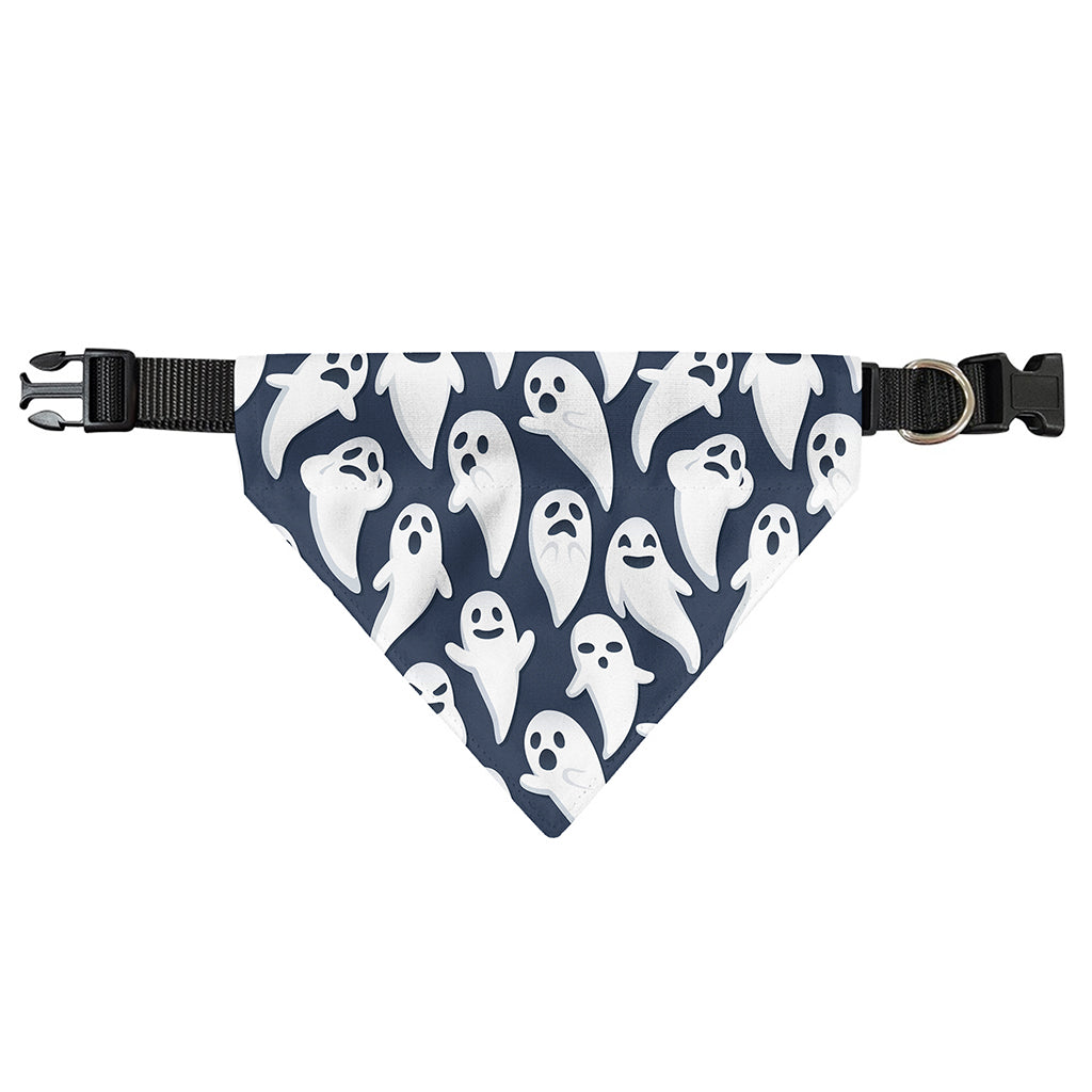 Halloween Ghost Pattern Print Over The Collar Dog Bandana