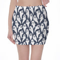 Halloween Ghost Pattern Print Pencil Mini Skirt