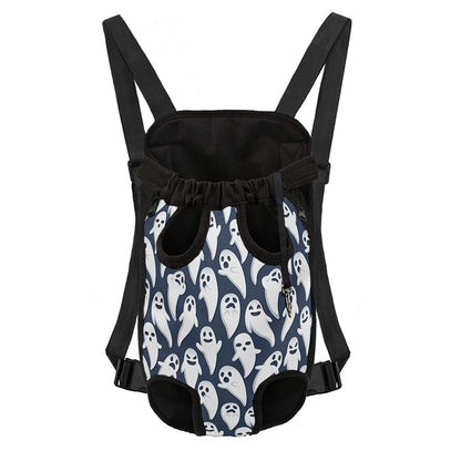 Halloween Ghost Pattern Print Pet Carrier Backpack