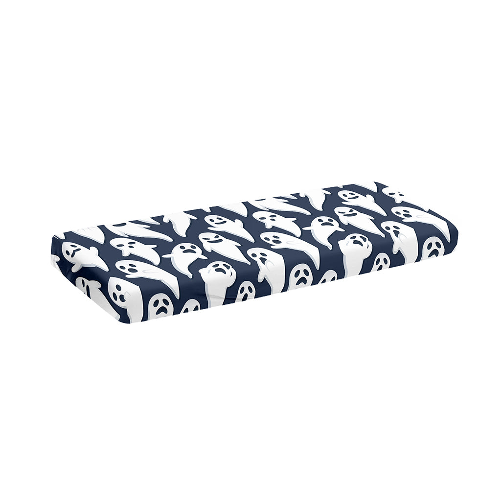 Halloween Ghost Pattern Print Piano Keyboard Cover