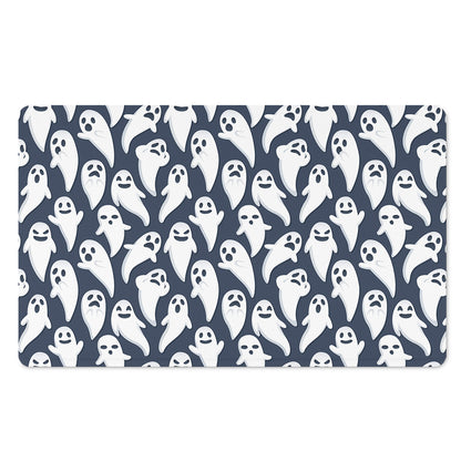 Halloween Ghost Pattern Print Polyester Doormat