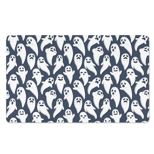 Halloween Ghost Pattern Print Polyester Doormat