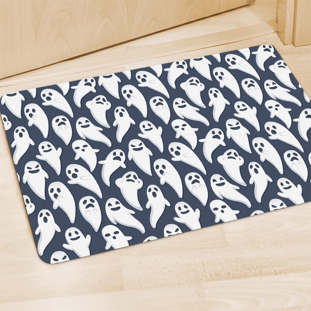 Halloween Ghost Pattern Print Polyester Doormat