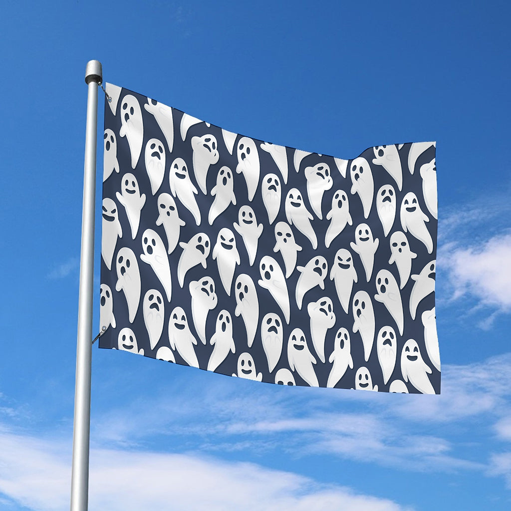 Halloween Ghost Pattern Print Polyester Flag