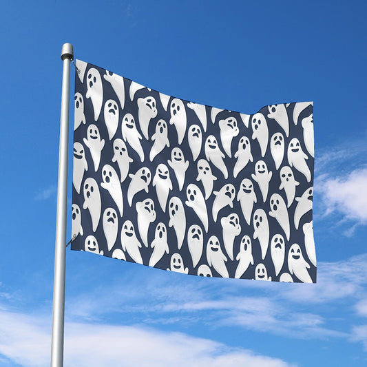 Halloween Ghost Pattern Print Polyester Flag