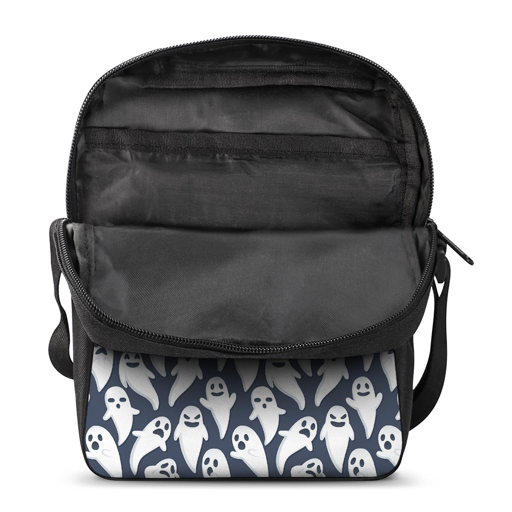 Halloween Ghost Pattern Print Rectangular Crossbody Bag