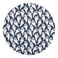 Halloween Ghost Pattern Print Round Blanket