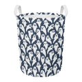 Halloween Ghost Pattern Print Round Laundry Basket