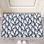 Halloween Ghost Pattern Print Rubber Doormat