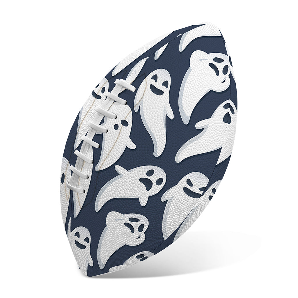 Halloween Ghost Pattern Print Rugby Ball