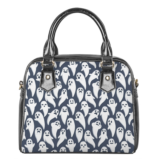 Halloween Ghost Pattern Print Shoulder Handbag