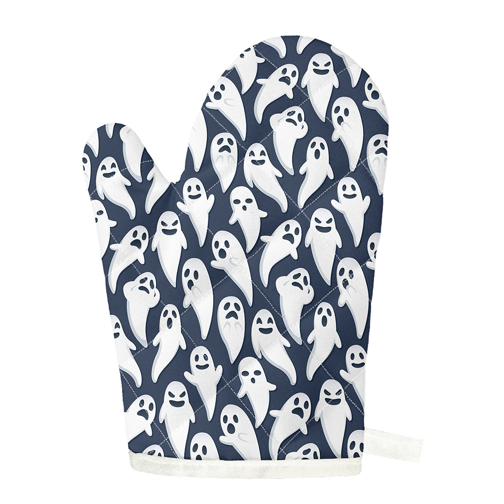 Halloween Ghost Pattern Print Single Oven Mitt