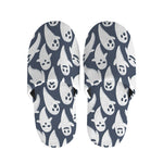Halloween Ghost Pattern Print Slippers