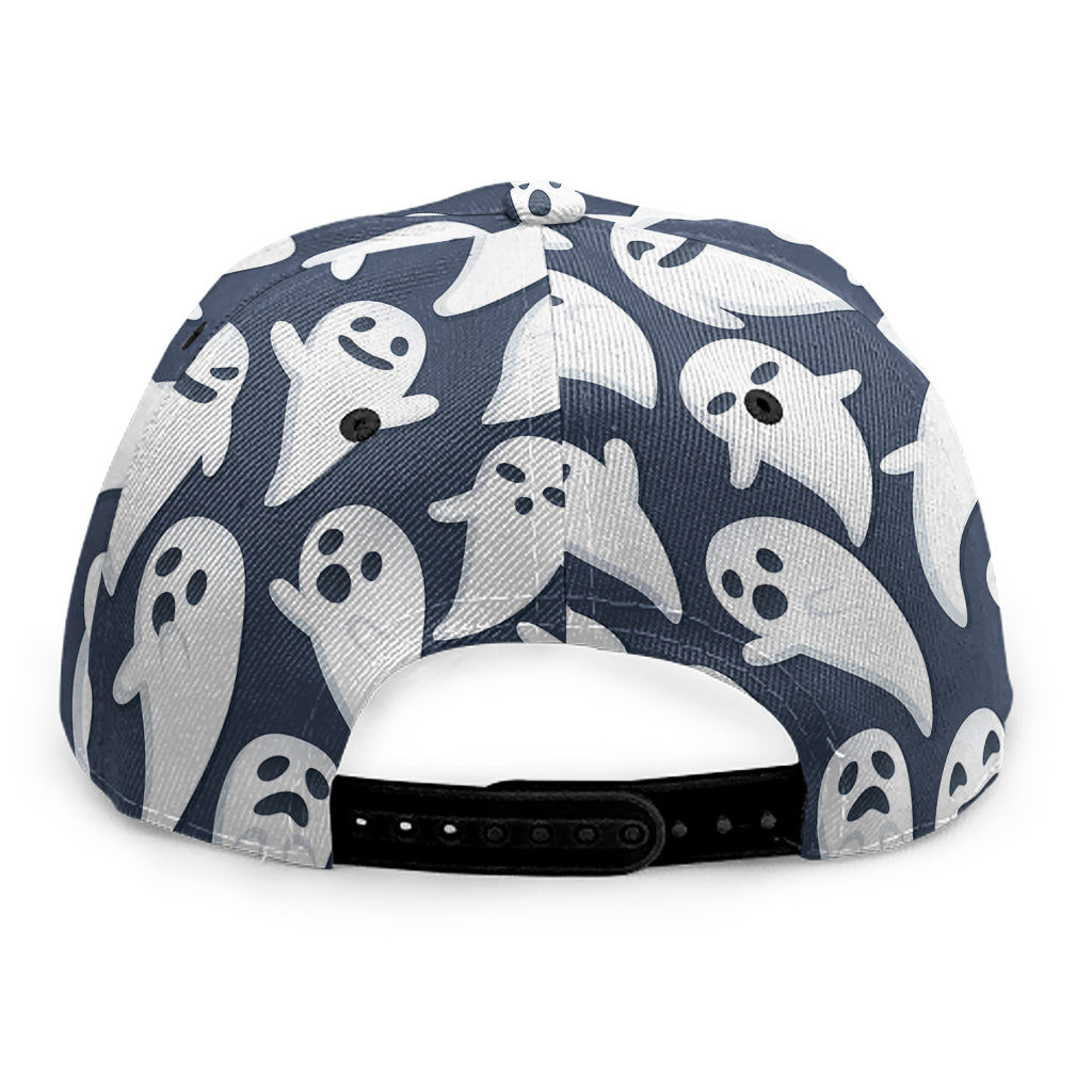 Halloween Ghost Pattern Print Snapback Cap