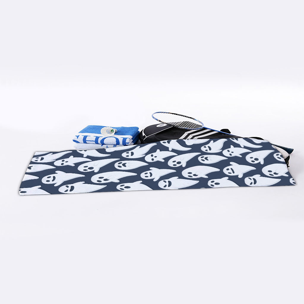 Halloween Ghost Pattern Print Sports Towel