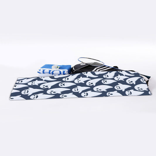 Halloween Ghost Pattern Print Sports Towel