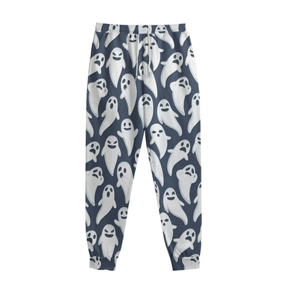 Halloween Ghost Pattern Print Sweatpants
