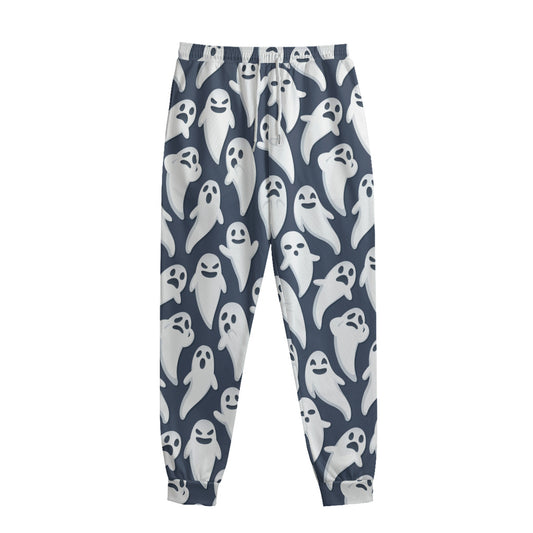 Halloween Ghost Pattern Print Sweatpants