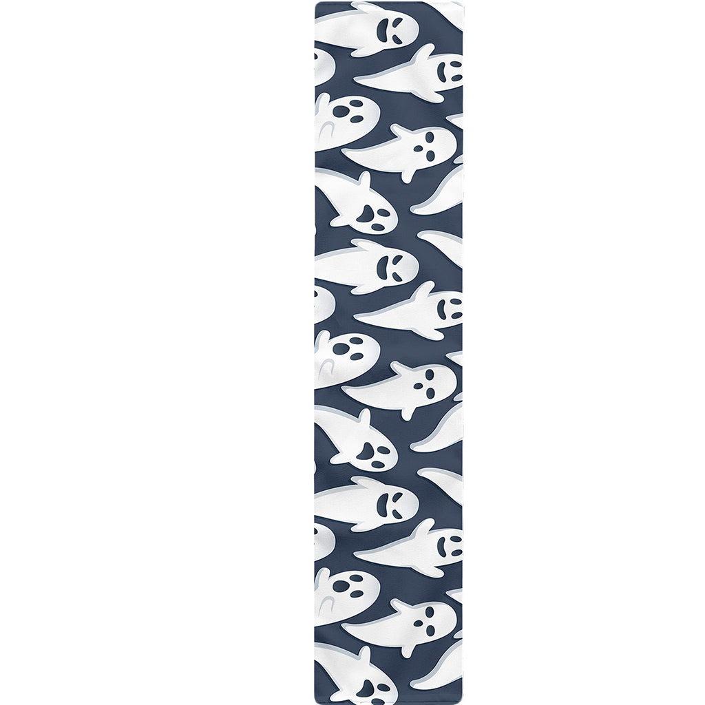 Halloween Ghost Pattern Print Table Runner