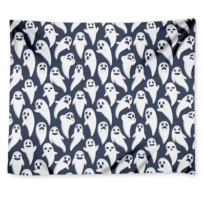 Halloween Ghost Pattern Print Tapestry