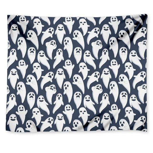 Halloween Ghost Pattern Print Tapestry