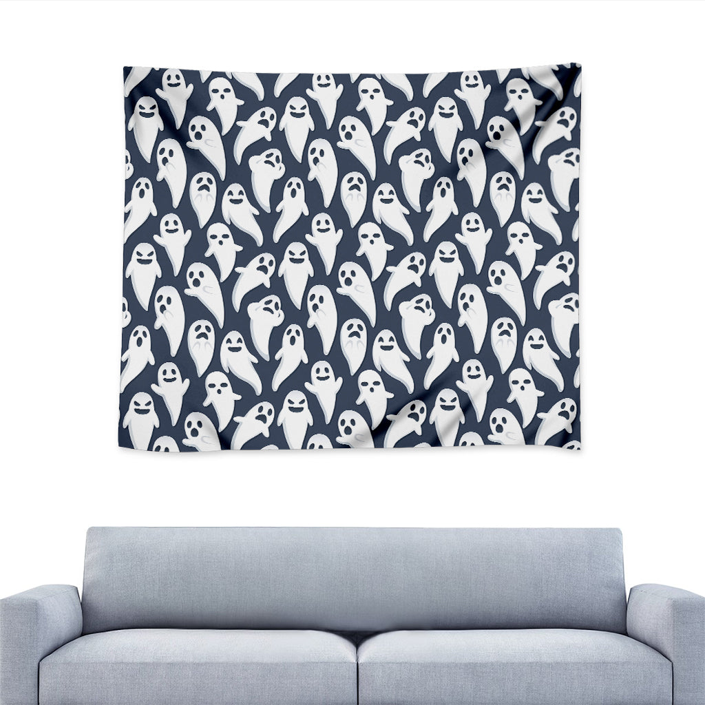 Halloween Ghost Pattern Print Tapestry