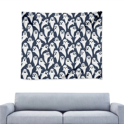 Halloween Ghost Pattern Print Tapestry