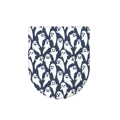 Halloween Ghost Pattern Print Toilet Lid Cover