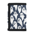 Halloween Ghost Pattern Print Trifold Wallet