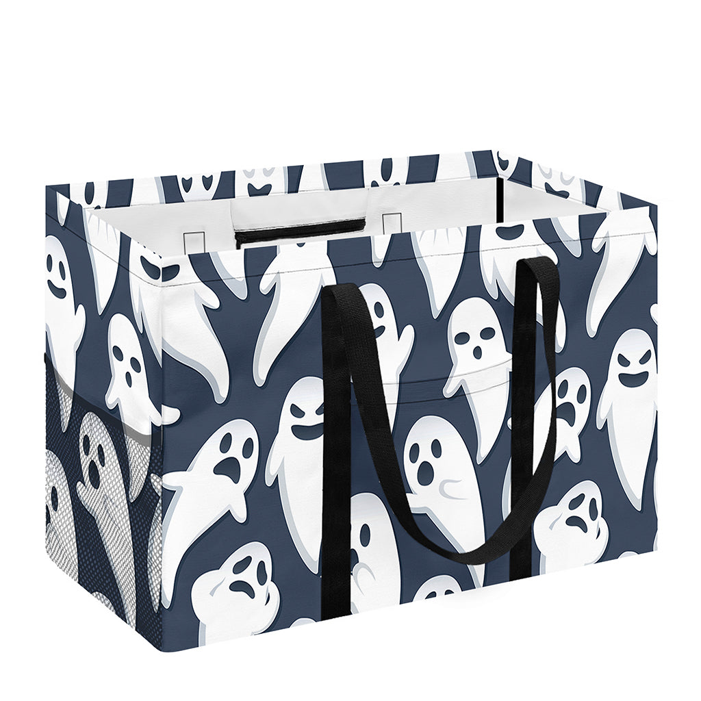 Halloween Ghost Pattern Print Utility Tote Bag