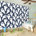 Halloween Ghost Pattern Print Wall Sticker