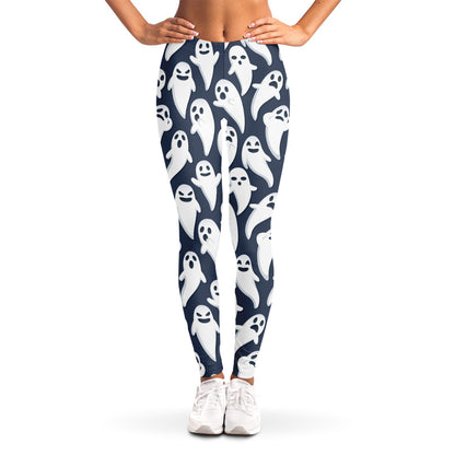 Halloween Ghost Pattern Print Women's Leggings