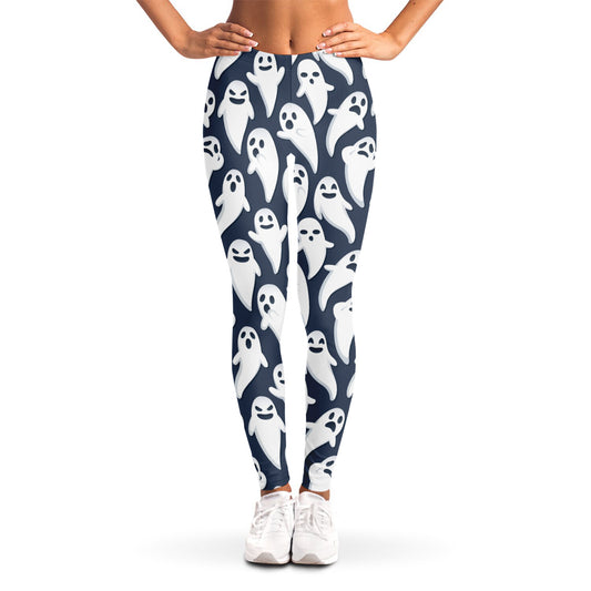 Halloween Ghost Pattern Print Women's Leggings