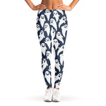 Halloween Ghost Pattern Print Women's Leggings