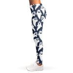 Halloween Ghost Pattern Print Women's Leggings